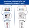 Makerflo Sublimation Paper 13 x 19 Inches 100 Sheets Heat Transfer Paper for Tumblers T-Shirts Phone Cases Mugs Printable Stickers Gifting